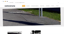 Desktop Screenshot of csmcoruna.com